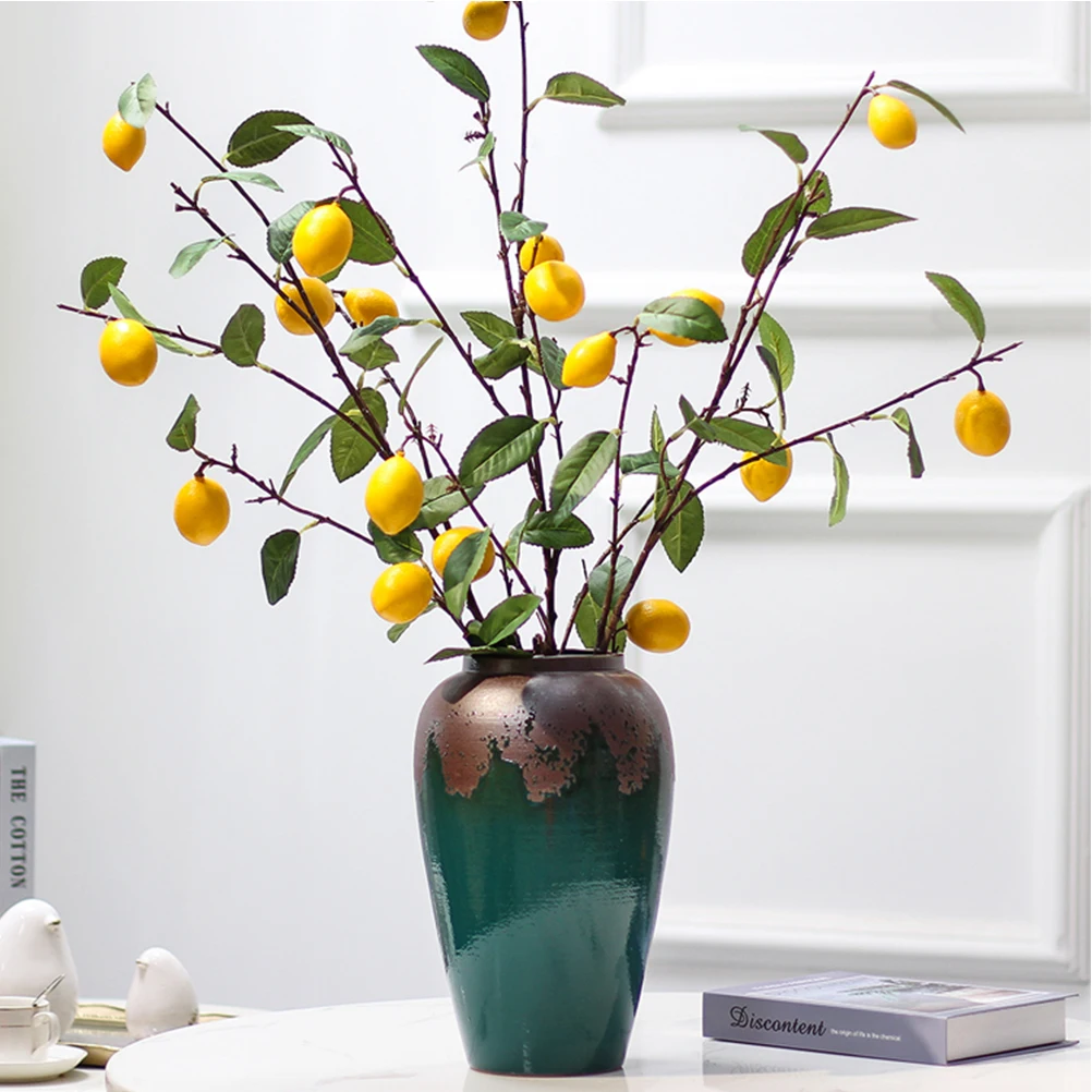 1pc Artificial Lemon Branch Home Decor Simulated Branches Imitation Plants Photo Props Plastic Flower Arrangement For Wedding
1pc Artificial Lemon Branch Home Decor Simulated Branches Imitation Plants Photo Props Plastic Flower Arrangement For Wedding
