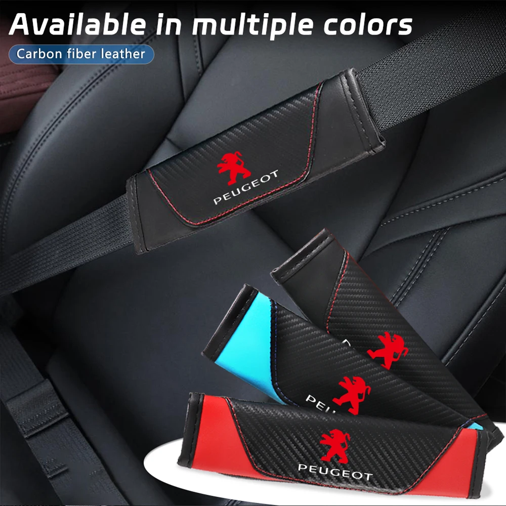 Внутренний плечевой чехол из искусственной кожи из углеродного волокна, украшение для ремня безопасности для Peugeot 208 3008 308 2008 207 107 508 607 106
Внутренний плечевой чехол из искусственной кожи из углеродного волокна, украшение для ремня безопасности для Peugeot 208 3008 308 2008 207 107 508 607 106