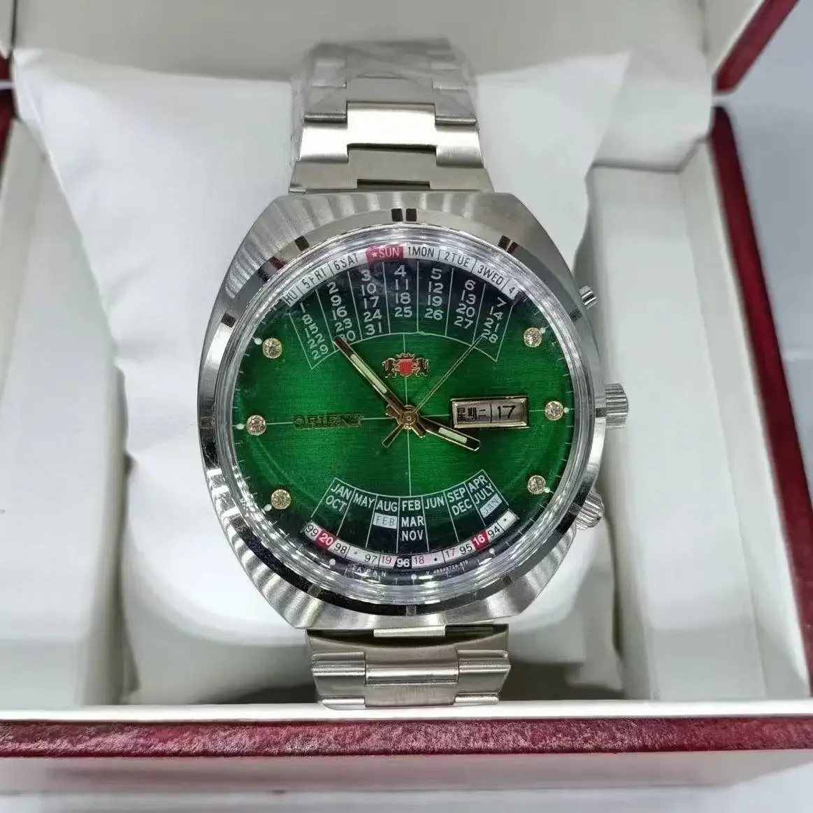 88A Store Automatic Mechanical Unisex Orient Watch Rotating Large Dial Stainless Steel Japanese Movement Series
88A Store Automatic Mechanical Unisex Orient Watch Rotating Large Dial Stainless Steel Japanese Movement Series