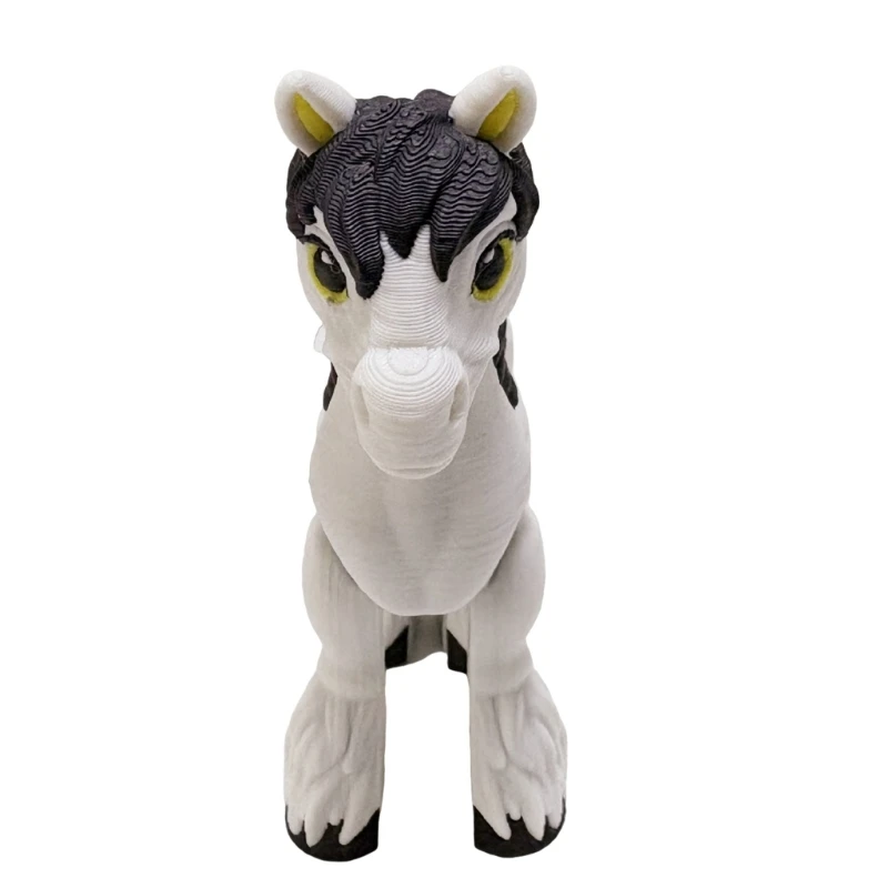 Printing Movable Joint Little Horse Figurine Decors For Kids Collectors Gift 
Printing Movable Joint Little Horse Figurine Decors For Kids Collectors Gift