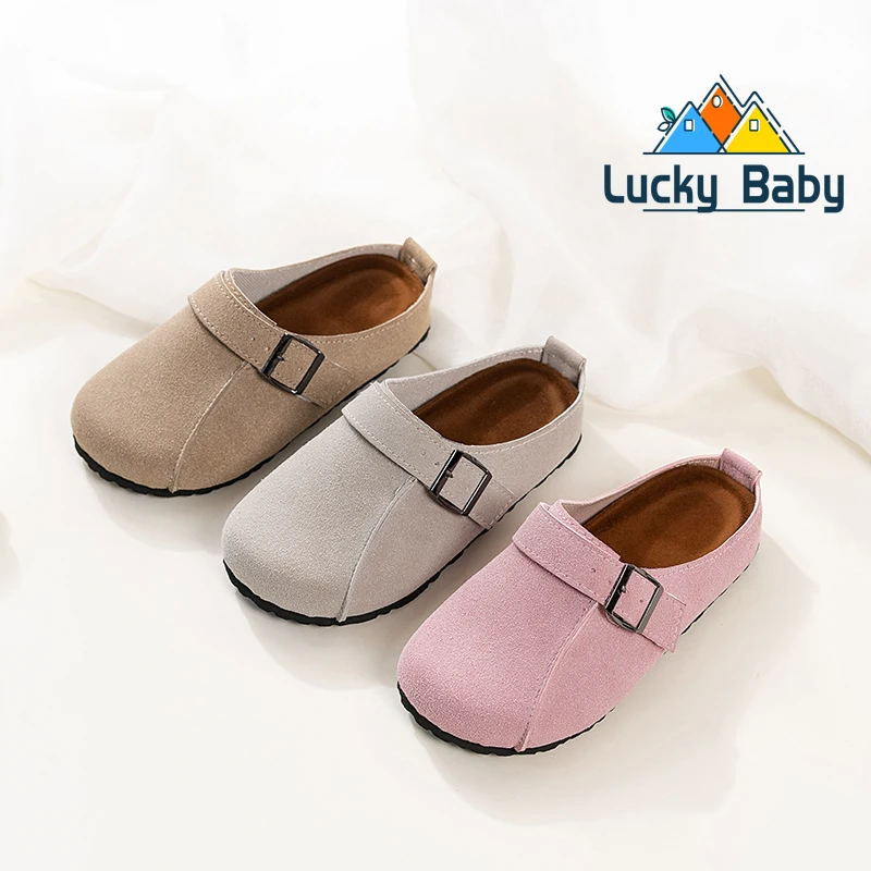 2025 Children Casual Faux Suede Girl Slippers Wedges Heel Cork Mules Platform Clog Non Slip Sole Buckle Outdoor Home Boys Shoes
2025 Children Casual Faux Suede Girl Slippers Wedges Heel Cork Mules Platform Clog Non Slip Sole Buckle Outdoor Home Boys Shoes