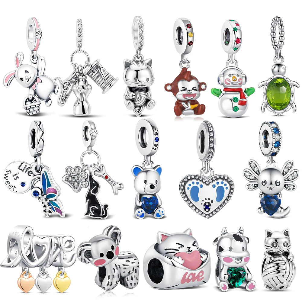New 925 Sterling Silver Pet & Animal Lover Charms Yarn Ball Cat Beads Fit Original Bracelets DIY Jewelry Making For Women Gifts
New 925 Sterling Silver Pet & Animal Lover Charms Yarn Ball Cat Beads Fit Original Bracelets DIY Jewelry Making For Women Gifts