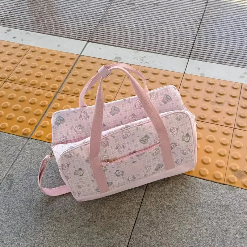 Sanrio Mikko Kawaii Anime Large Capacity Travel Bag Cute Cartoon Foldable Tote Bag Student Luggage Bag Gifts for Girls
Sanrio Mikko Kawaii Anime Large Capacity Travel Bag Cute Cartoon Foldable Tote Bag Student Luggage Bag Gifts for Girls