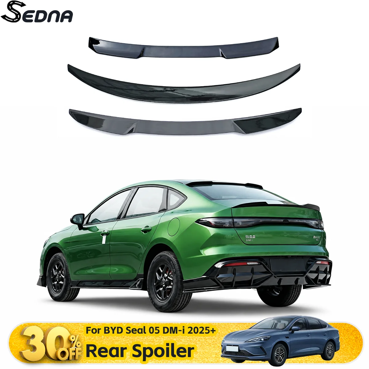 For BYD Seal 05 DM-i 2025+ Rear Trunk Spoiler Roof Wing Sport Body Kit ABS Gloss Black Exterior Modification Accessories
For BYD Seal 05 DM-i 2025+ Rear Trunk Spoiler Roof Wing Sport Body Kit ABS Gloss Black Exterior Modification Accessories