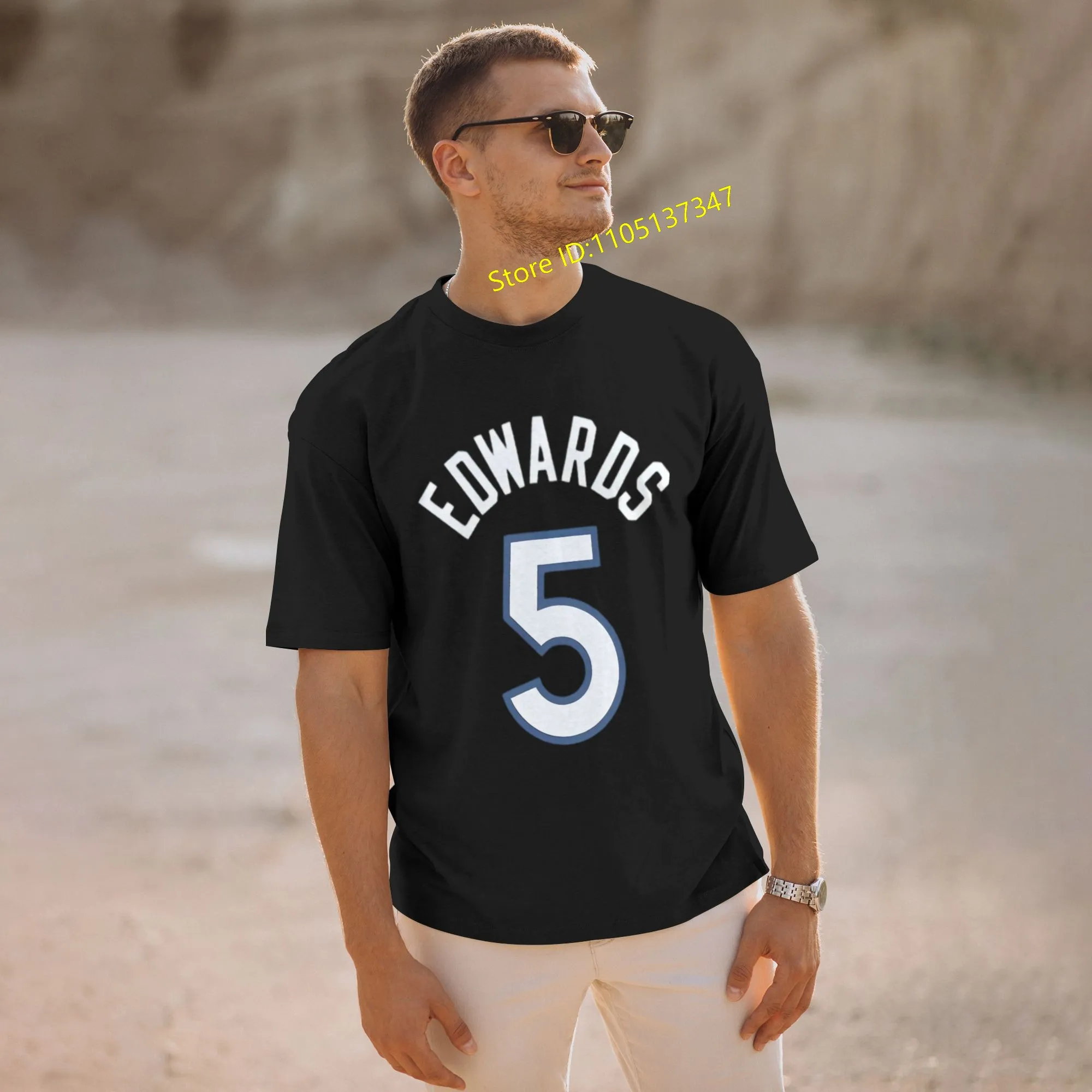 Personalized customized Anthony Edwards men's 100% cotton casual comfortable round neck short-sleeved T-shirt
Personalized customized Anthony Edwards men's 100% cotton casual comfortable round neck short-sleeved T-shirt