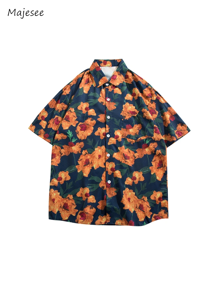 Shirts Men Summer Youthful Breathable Beach Streetwear Korean Style Fashion Daily Turn-down Collar Loose Casual Single Breasted
Shirts Men Summer Youthful Breathable Beach Streetwear Korean Style Fashion Daily Turn-down Collar Loose Casual Single Breasted