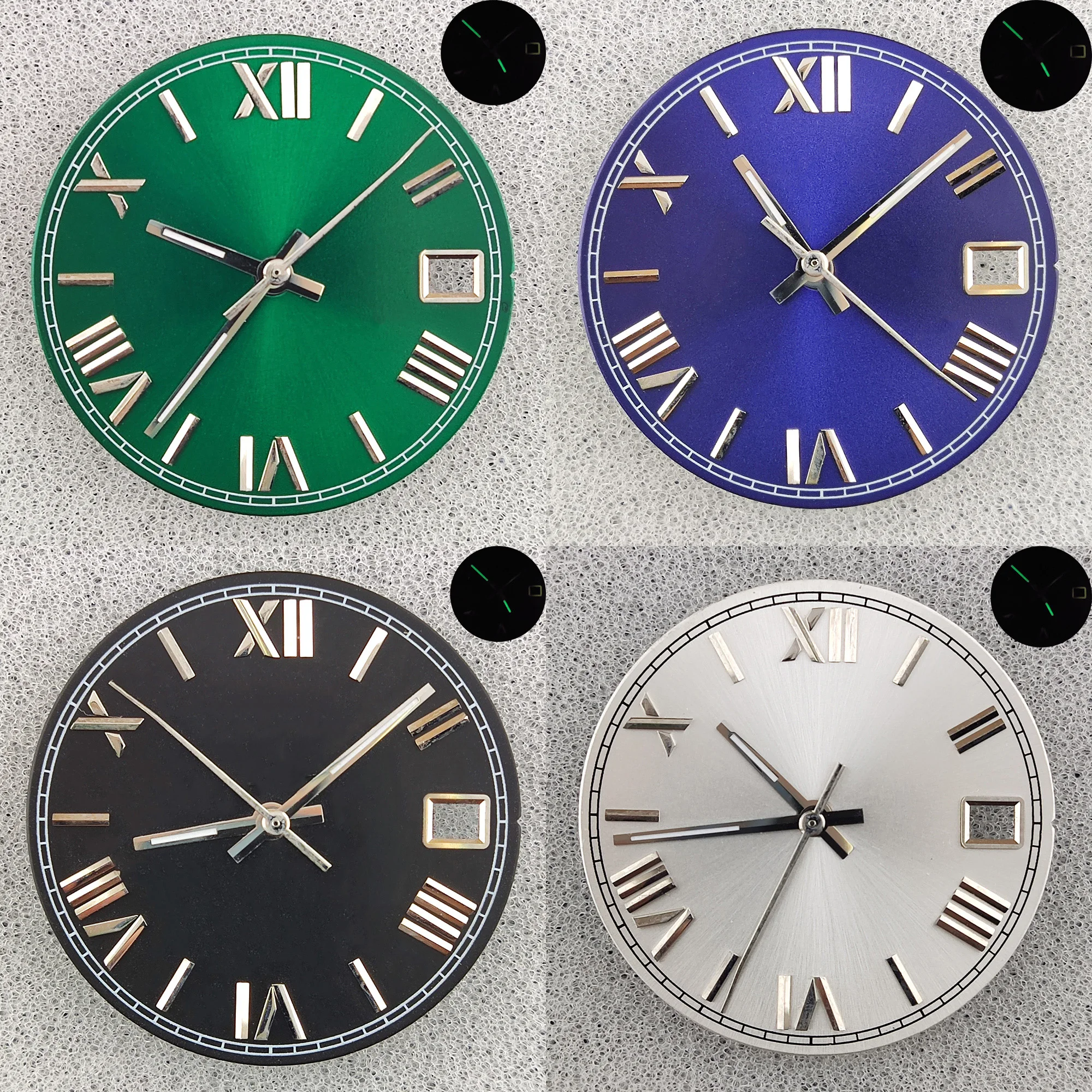 28.5mm Roman nail dial suitable for NH35 movement 39mm/39mm/40mm case suitable for dial watch accessories
28.5mm Roman nail dial suitable for NH35 movement 39mm/39mm/40mm case suitable for dial watch accessories