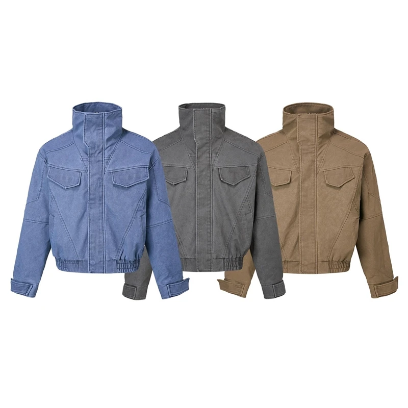 Women's Chic Zipper Bomber Coat Fashion Stand Collar Long Sleeve Pocket Female Jacket Lady 2025 Autumn Winter Casual Outerwear
Women's Chic Zipper Bomber Coat Fashion Stand Collar Long Sleeve Pocket Female Jacket Lady 2025 Autumn Winter Casual Outerwear