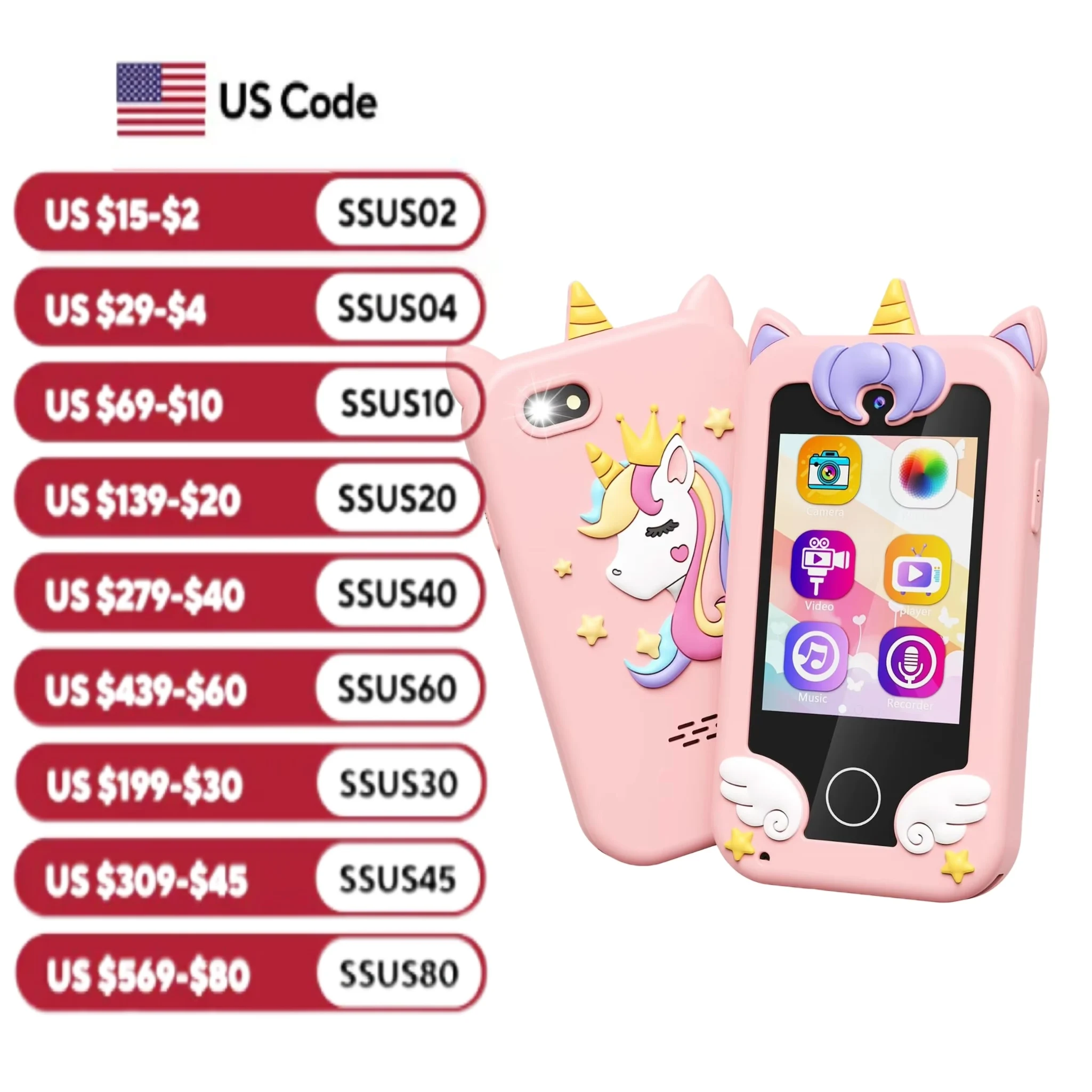 Kids Phone Toys for Girls Age 3-8, Cell Phone Kids with MP3 Music Player Dual Camera Puzzle Games, Christmas Birthday Gifts
Kids Phone Toys for Girls Age 3-8, Cell Phone Kids with MP3 Music Player Dual Camera Puzzle Games, Christmas Birthday Gifts
