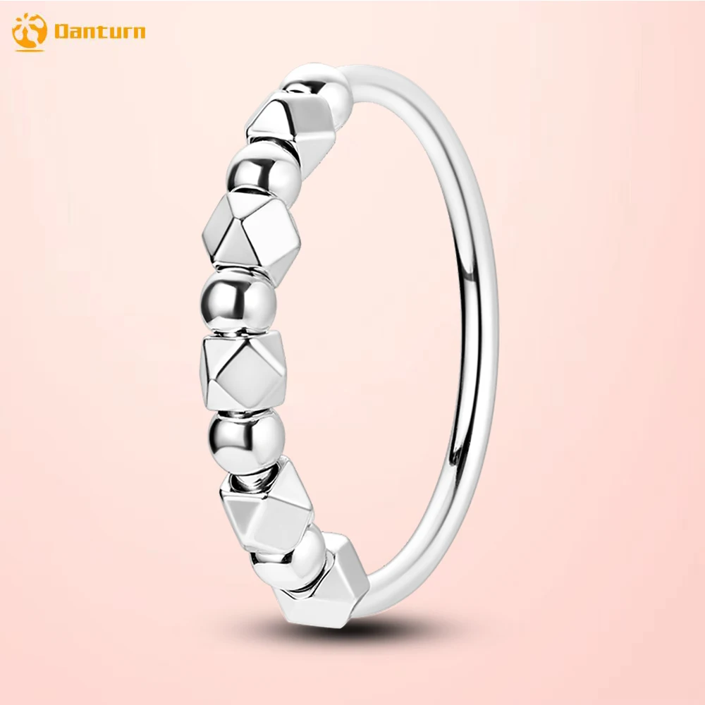 Danturn New 925 Sterling Silver Rings Sliding silver beads Ring Women Jewelry Making Gift
Danturn New 925 Sterling Silver Rings Sliding silver beads Ring Women Jewelry Making Gift