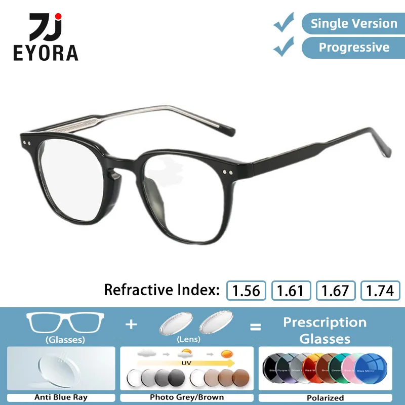 EYORA Oval TR90 Reading Glasses for Men Myopia and Hyperopia Anti Blue Light Progressive Photochromic Eyewear Women Lenses
EYORA Oval TR90 Reading Glasses for Men Myopia and Hyperopia Anti Blue Light Progressive Photochromic Eyewear Women Lenses
