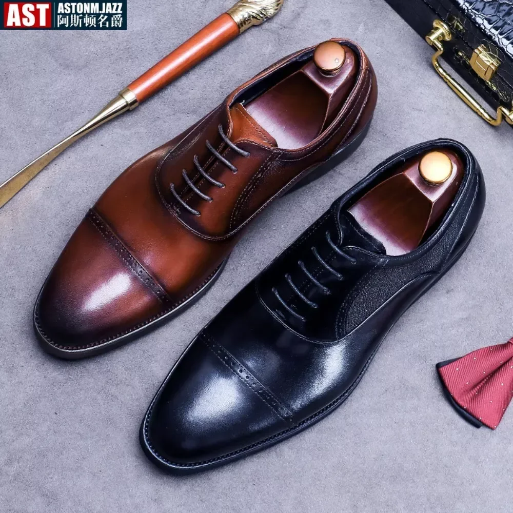 Luxury High Quality Men Shoes Fashion Casual Shoes Male Pointed Oxford Wedding Leather Dress Shoes Men Gentleman Office Shoes
Luxury High Quality Men Shoes Fashion Casual Shoes Male Pointed Oxford Wedding Leather Dress Shoes Men Gentleman Office Shoes