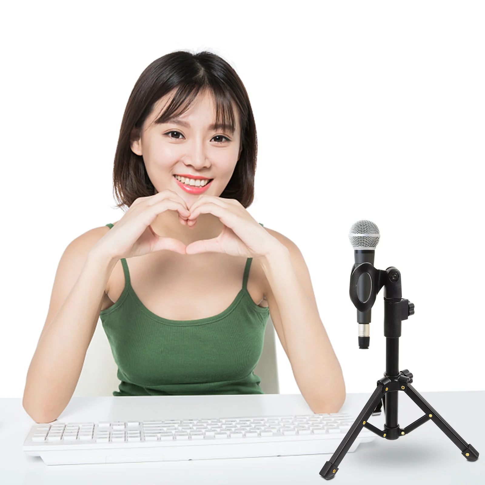 Microphone Stand Desktop Mic Stand Telescopic Support Microphone Stand with Microphone Clip microphone support
Microphone Stand Desktop Mic Stand Telescopic Support Microphone Stand with Microphone Clip microphone support