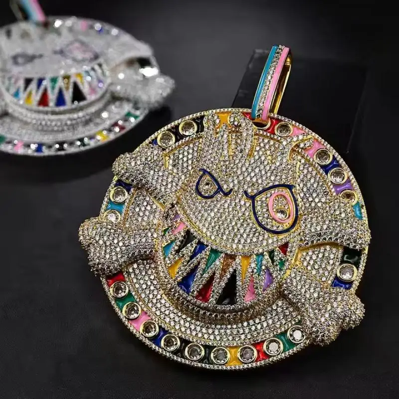 2025 New Ice Cream Shining Hip Hop Disco Pendant Cube Zirconia Silver Men's and Women's Fashion
2025 New Ice Cream Shining Hip Hop Disco Pendant Cube Zirconia Silver Men's and Women's Fashion