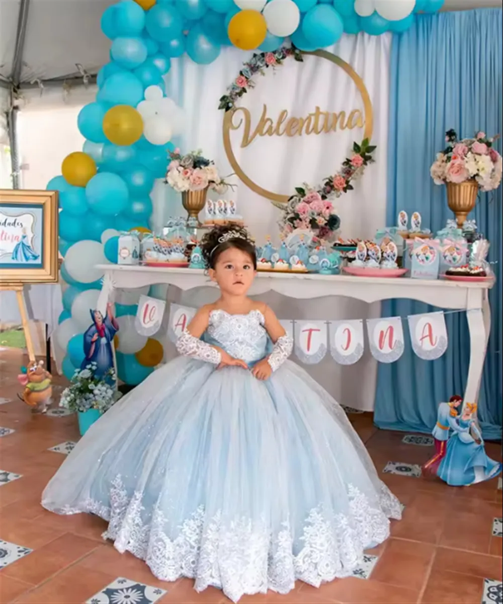 Customized Luxury Flower Girl Wedding Dress Long Sleeves Appliques Lace Bow Toddlers Birthday Party Dress Holy Communion Gown
Customized Luxury Flower Girl Wedding Dress Long Sleeves Appliques Lace Bow Toddlers Birthday Party Dress Holy Communion Gown