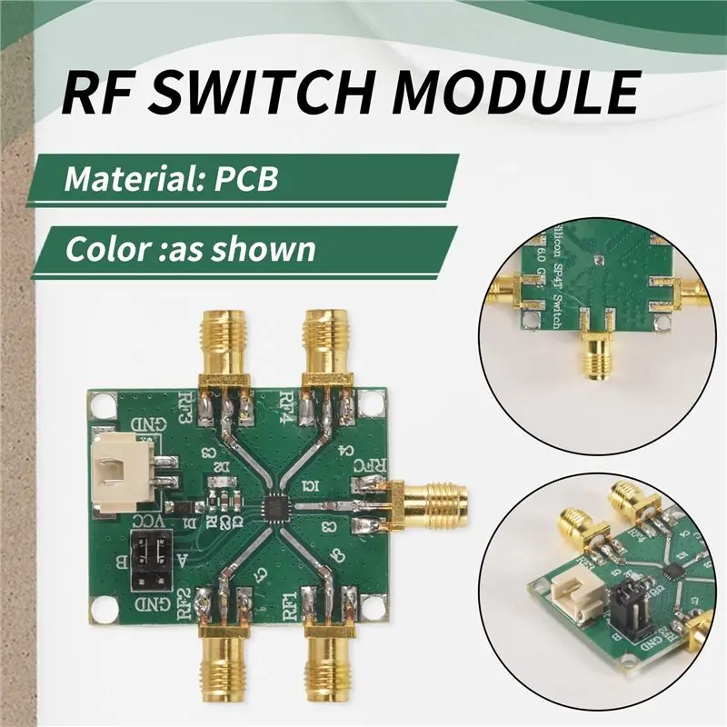 New--3X HMC7992 0.1-6Ghz RF Switch Module Single Pole Four Throw Switch Non-Reflective
New--3X HMC7992 0.1-6Ghz RF Switch Module Single Pole Four Throw Switch Non-Reflective