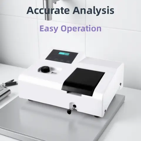 UV-Vis Spectrophotometer 721N 722N, LDC Digital Lab Visible Spectrophotometer 350-1020nm Lamp Laboratory Analytical Equipment
