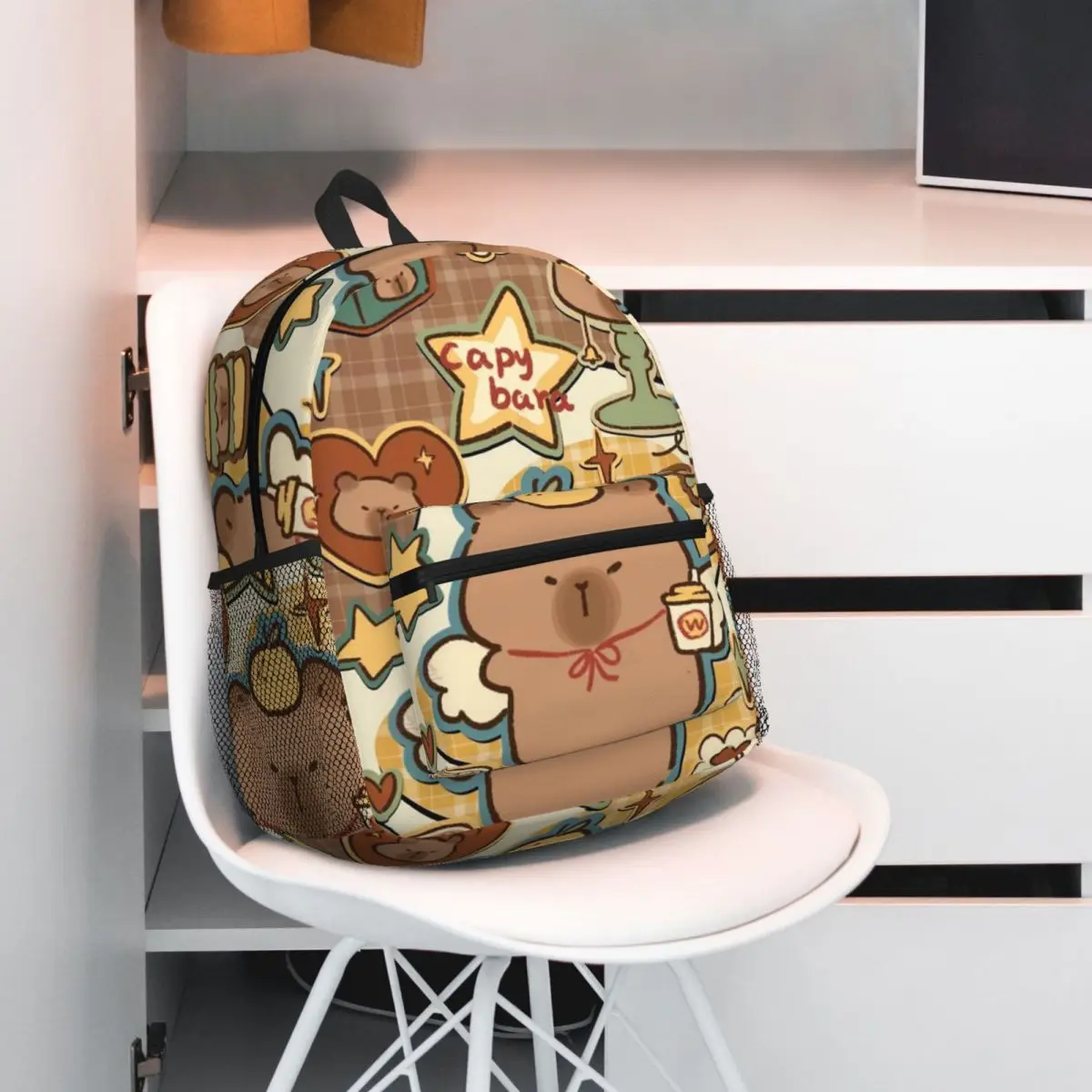 Cute Cow Face Brown And White Spots Backpack Student BookBag Kids School Bag Computer Shoulder Bags for Men Women
Cute Cow Face Brown And White Spots Backpack Student BookBag Kids School Bag Computer Shoulder Bags for Men Women