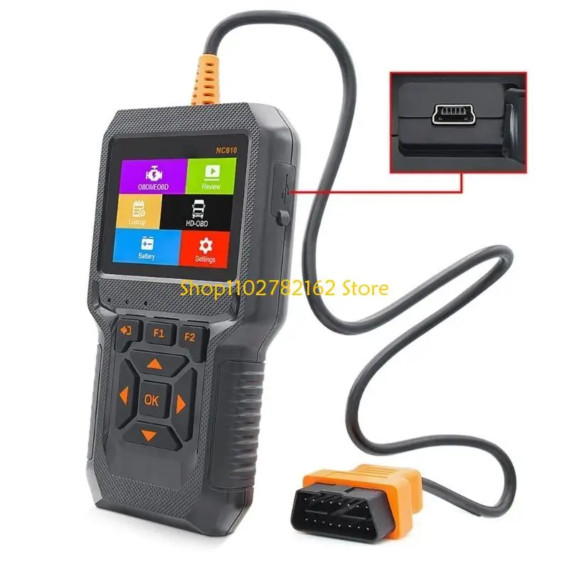 547B NC610 OBD SUV Transmission Car Engine Error Code Reader Auto Diagnostic Scanner
547B NC610 OBD SUV Transmission Car Engine Error Code Reader Auto Diagnostic Scanner