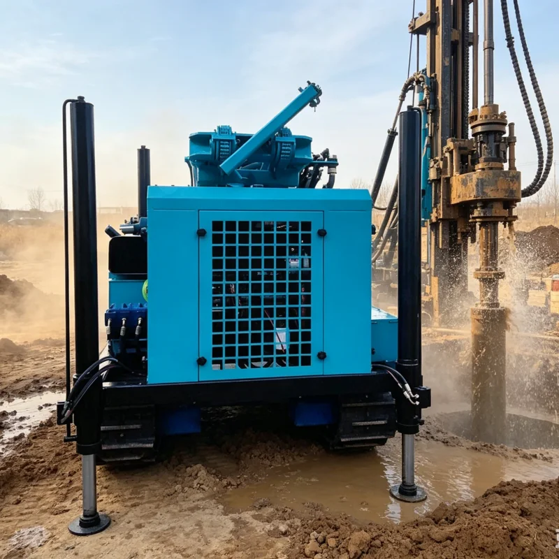 Customized Hot Sale Rotary Equipment Diesel Power 300M Stable Position Water Well Drilling Rig Machine
Customized Hot Sale Rotary Equipment Diesel Power 300M Stable Position Water Well Drilling Rig Machine