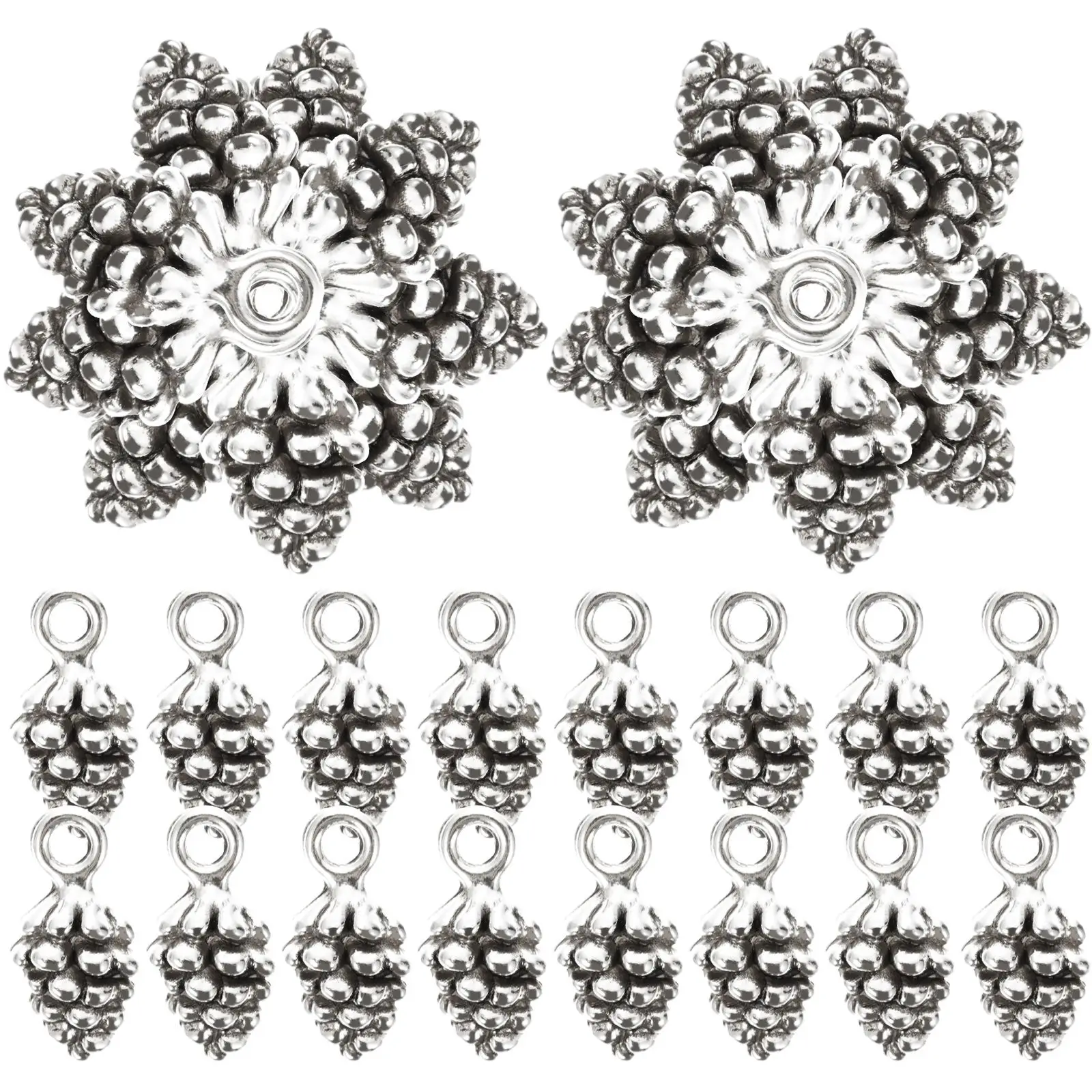 Pine Cone Pendant Accessories 3D Alloy Jewelry Charms for Necklace DIY Projects Earring Making Bracelets Decorative Pendants
Pine Cone Pendant Accessories 3D Alloy Jewelry Charms for Necklace DIY Projects Earring Making Bracelets Decorative Pendants