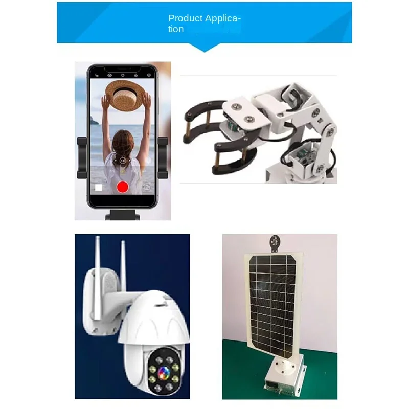 NEW DIY DC Dual Axis Pan Tilt Solar Tracking and Monitoring Robot Heavy Load High Torque All Metal X Axis Y Axis Worm Gear Motor
NEW DIY DC Dual Axis Pan Tilt Solar Tracking and Monitoring Robot Heavy Load High Torque All Metal X Axis Y Axis Worm Gear Motor