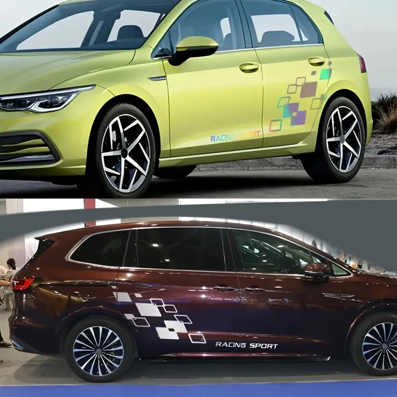 Автомобильные гоночные клетки, наклейки для Volkswagen POLO Golf CC, GTI-R LINE-R, боковая дверь автомобиля
Автомобильные гоночные клетки, наклейки для Volkswagen POLO Golf CC, GTI-R LINE-R, боковая дверь автомобиля