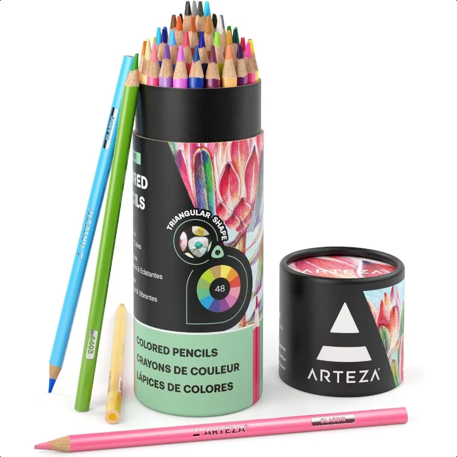 Colored Pencils 48 Soft Color Pencils HighlyPigmented WaxBased Coloring Pencils for Artists and Beginners
Colored Pencils 48 Soft Color Pencils HighlyPigmented WaxBased Coloring Pencils for Artists and Beginners