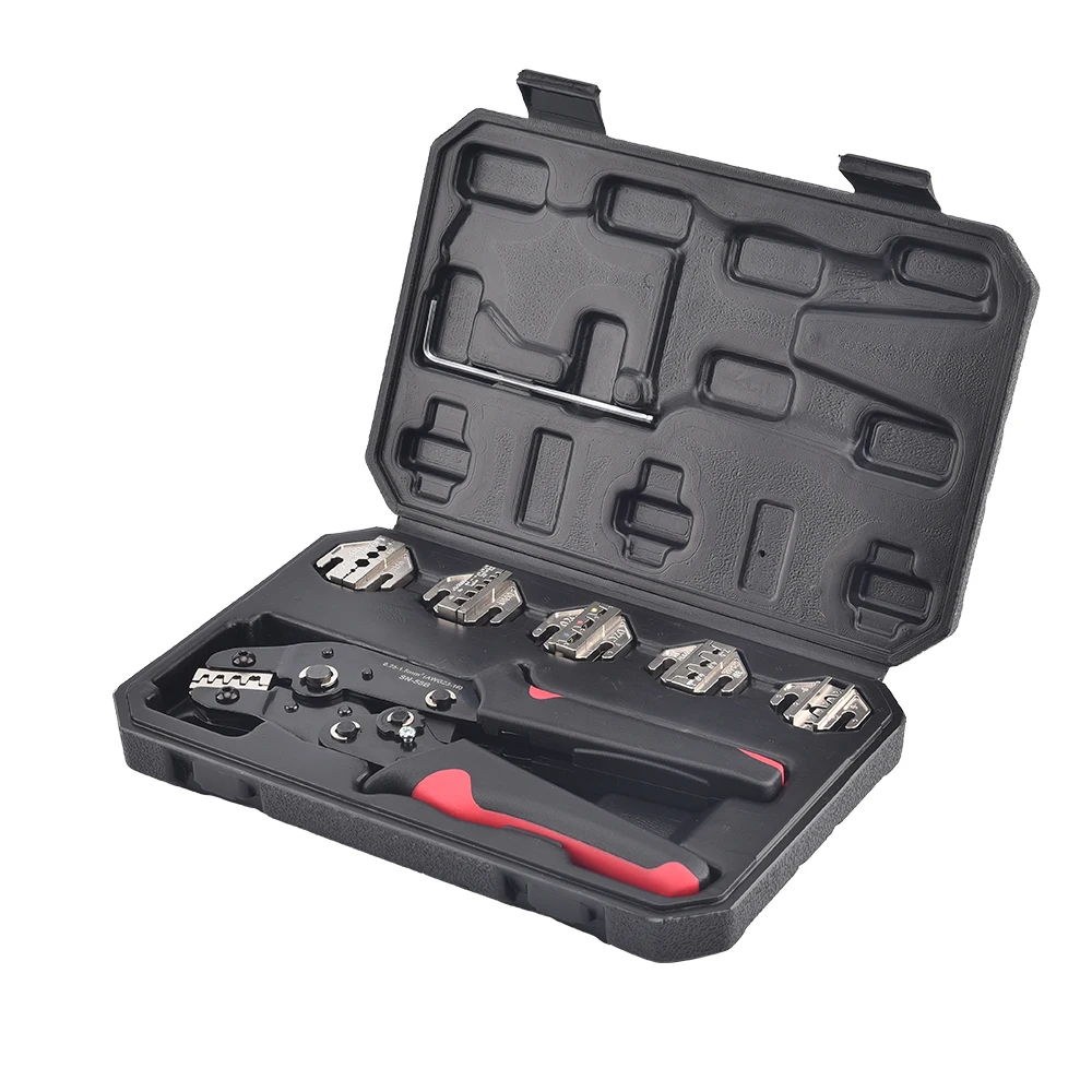 1 Set SN-58B Wire Crimping Tool.SN-06WF/06 SN-03H SN-02C SN-2546B Carbon Steel For 0.25-1.5mm² AWG23-16 Box packaging
1 Set SN-58B Wire Crimping Tool.SN-06WF/06 SN-03H SN-02C SN-2546B Carbon Steel For 0.25-1.5mm² AWG23-16 Box packaging