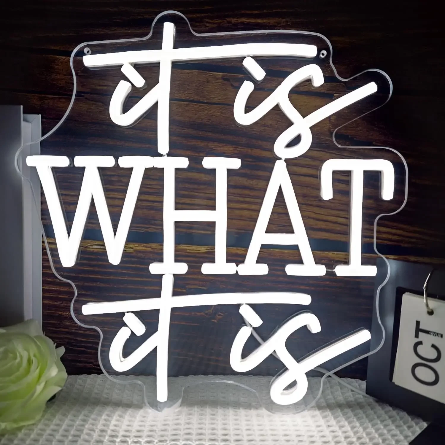 Неоновая вывеска «This Is What This Is» с USB-подсветкой, регулируемая, из прозрачного акрила, светодиодный настенный светильник, современный декор для дома, офиса, студии, гостиной, забавные подарки
Неоновая вывеска «This Is What This Is» с USB-подсветкой, регулируемая, из прозрачного акрила, светодиодный настенный светильник, современный декор для дома, офиса, студии, гостиной, забавные подарки