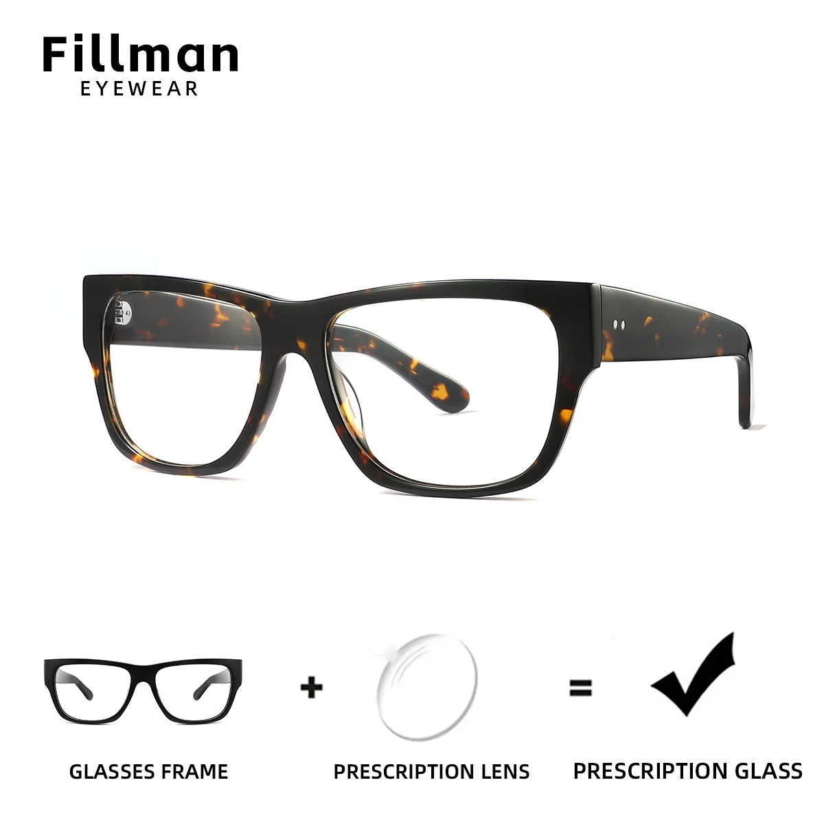 Fillman High Quality Square Prescription Glasses Progressive Optical Eyeglasses For Men women Anti-Blue Light Myopia Eyewear
Fillman High Quality Square Prescription Glasses Progressive Optical Eyeglasses For Men women Anti-Blue Light Myopia Eyewear