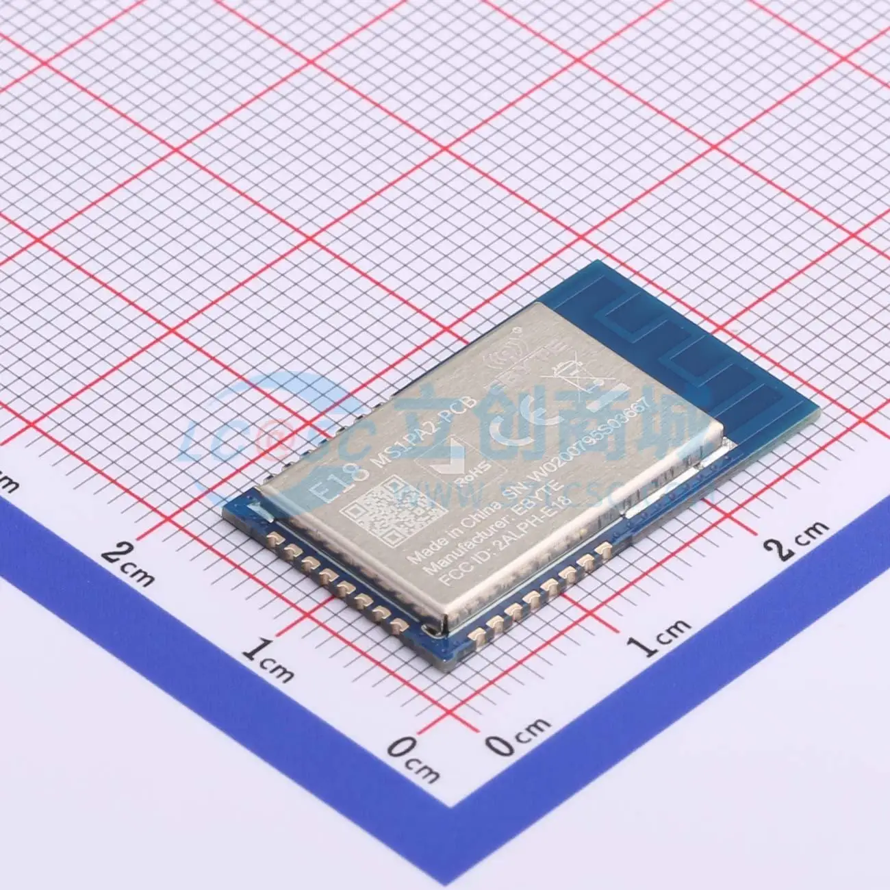 3pcs E18-MS1PA2-PCB SMD 27x16mm 20dBm CC2530 ZigBee Wireless IoT Communication Module
3pcs E18-MS1PA2-PCB SMD 27x16mm 20dBm CC2530 ZigBee Wireless IoT Communication Module