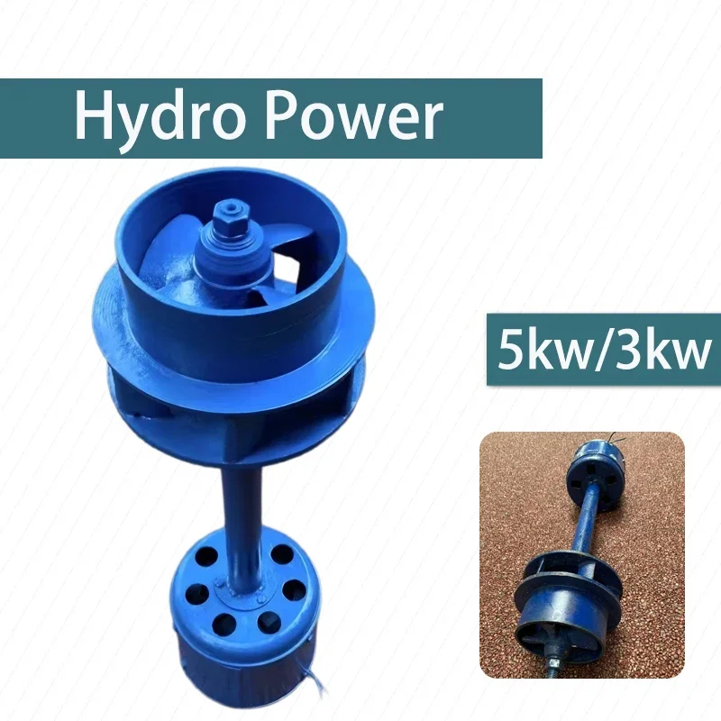 Hydro Generator Turbine 3000W 5000W Single Phase Axial Flow Hydraulic Generator 3KW 5KW Axial Flow Hydroelectric Generator Set
Hydro Generator Turbine 3000W 5000W Single Phase Axial Flow Hydraulic Generator 3KW 5KW Axial Flow Hydroelectric Generator Set