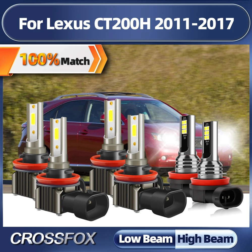 60000LM Canbus LED Headlight 6000K White Car Head Lamps 12V Fog Lights For Lexus CT200H 2011 2012 2013 2014 2015 2016 2017
60000LM Canbus LED Headlight 6000K White Car Head Lamps 12V Fog Lights For Lexus CT200H 2011 2012 2013 2014 2015 2016 2017