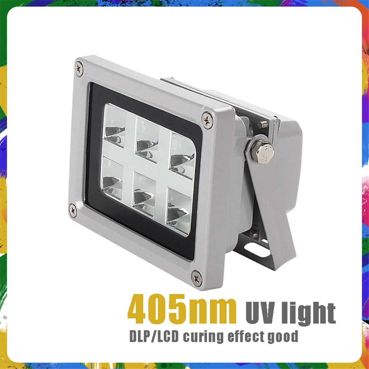 AD29-3D Printer UV Light 110-260V 405Nm UV LED Resin Curing Light for SLA DLP Photosensitive 3D Printer Curing Light US
AD29-3D Printer UV Light 110-260V 405Nm UV LED Resin Curing Light for SLA DLP Photosensitive 3D Printer Curing Light US