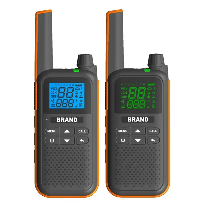 AT100 FRS GMRS Two-Way Handheld Radios with Bluetooth & Vibration Alert T600 T800 GXT1000P Walkie Talkie FCC Approved 5km Range 
AT100 FRS GMRS Two-Way Handheld Radios with Bluetooth & Vibration Alert T600 T800 GXT1000P Walkie Talkie FCC Approved 5km Range