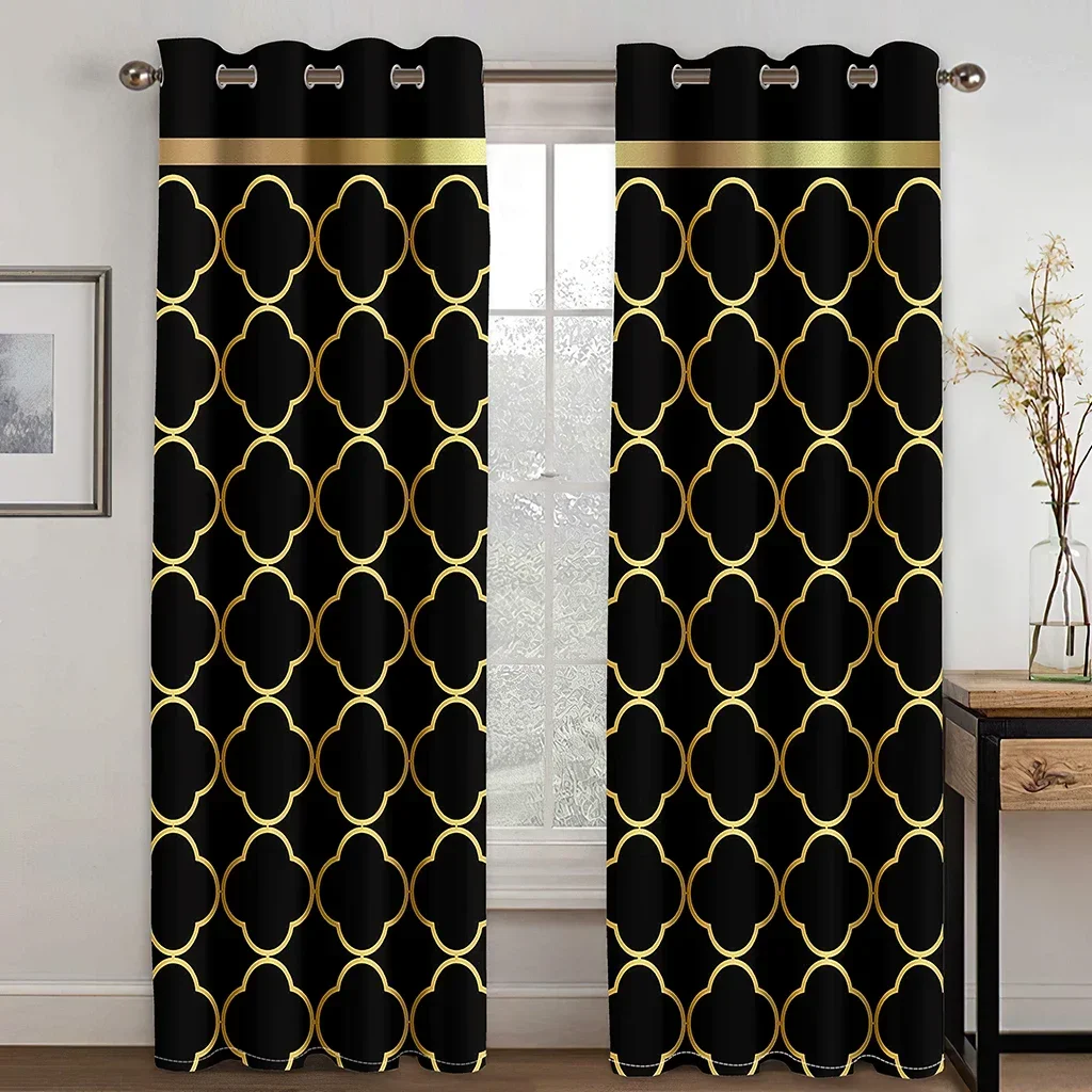 Custom size Luxury European Golden Print Polyester Fabric Curtains for Bedroom Office Kitchen Living Room Window Treatment
Custom size Luxury European Golden Print Polyester Fabric Curtains for Bedroom Office Kitchen Living Room Window Treatment