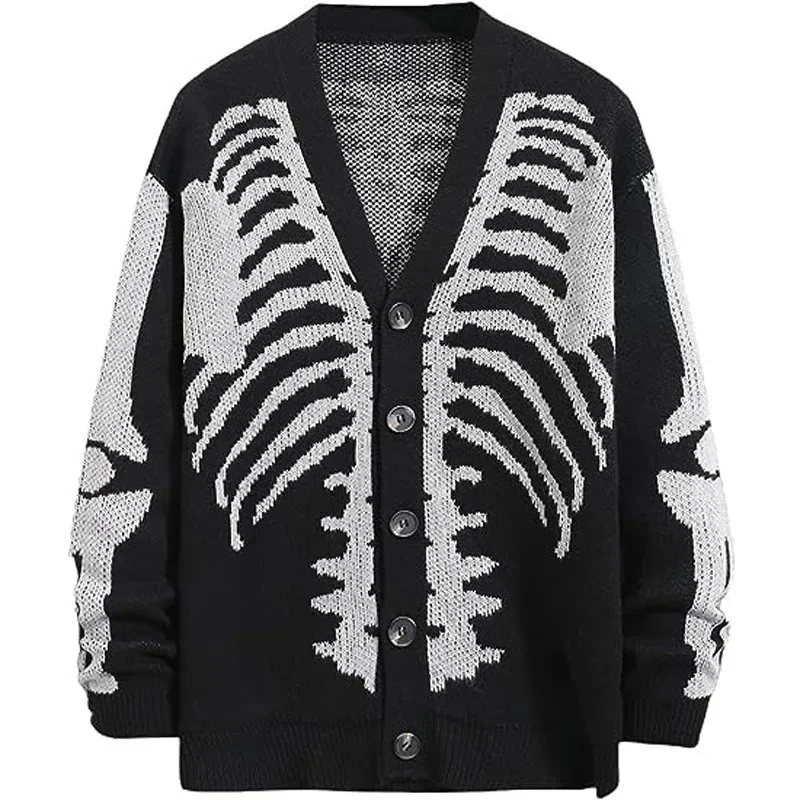 Autumn and Winter Sweater Jacket 2024 New Jacquard Halloween Knitted Cardigan Fashion Men's and Women's Sweaters
Autumn and Winter Sweater Jacket 2024 New Jacquard Halloween Knitted Cardigan Fashion Men's and Women's Sweaters