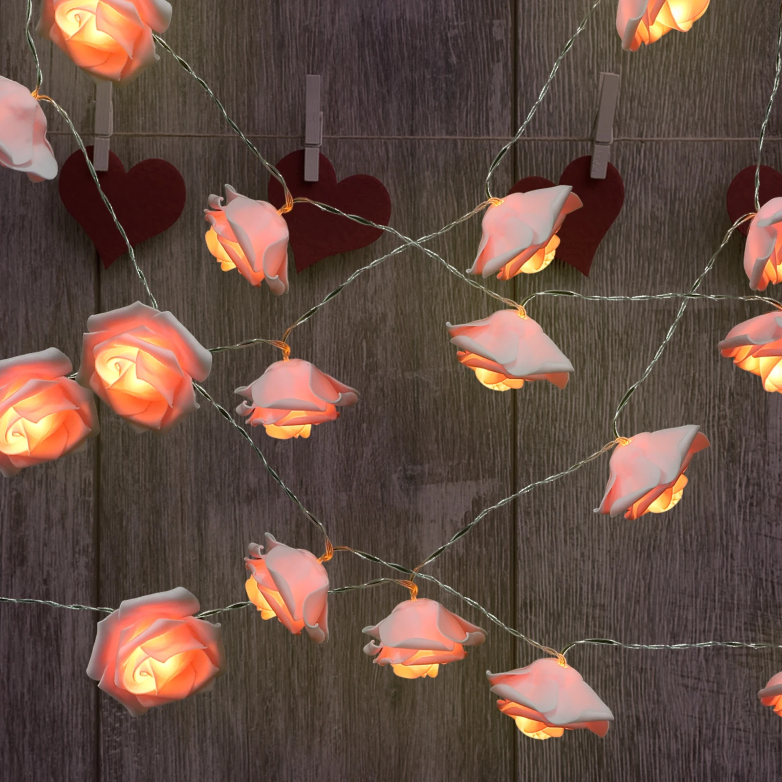 LED Rose Flower String Light Operated Fairy Light for Wedding Birthday Festival Decor Flower String Lights
LED Rose Flower String Light Operated Fairy Light for Wedding Birthday Festival Decor Flower String Lights