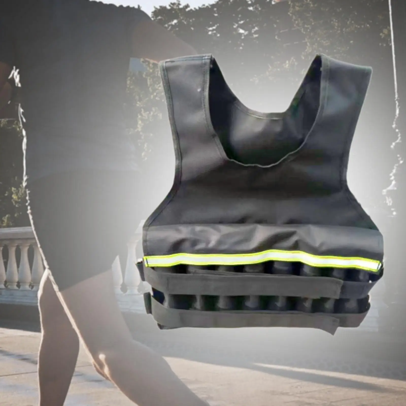 Weight Vest with Reflective Strips, Oxford Cloth Heavy Duty Adjustable Weighted Vest Waistcoat for Walking Muscle Building
Weight Vest with Reflective Strips, Oxford Cloth Heavy Duty Adjustable Weighted Vest Waistcoat for Walking Muscle Building