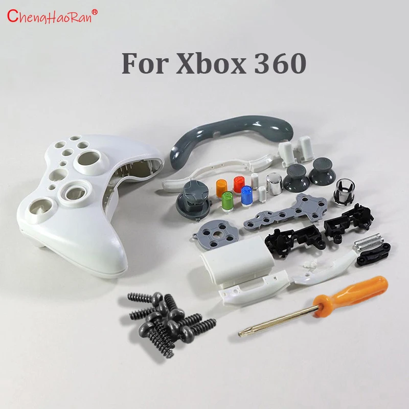 1Set For Xbox360 Wireless Controller Case Complete Set With Buttons Shell One Screwdriver Screws Complete Set Of Accessories
1Set For Xbox360 Wireless Controller Case Complete Set With Buttons Shell One Screwdriver Screws Complete Set Of Accessories