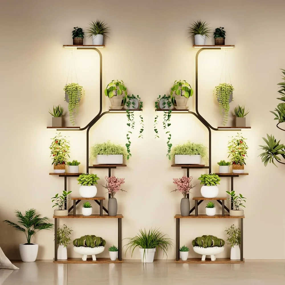 Stand Indoor with Grow Lights, 8 Tiered Indoor Shelf, 63" Tall Stand for Indoor Plants Multiple, Metal
Stand Indoor with Grow Lights, 8 Tiered Indoor Shelf, 63" Tall Stand for Indoor Plants Multiple, Metal