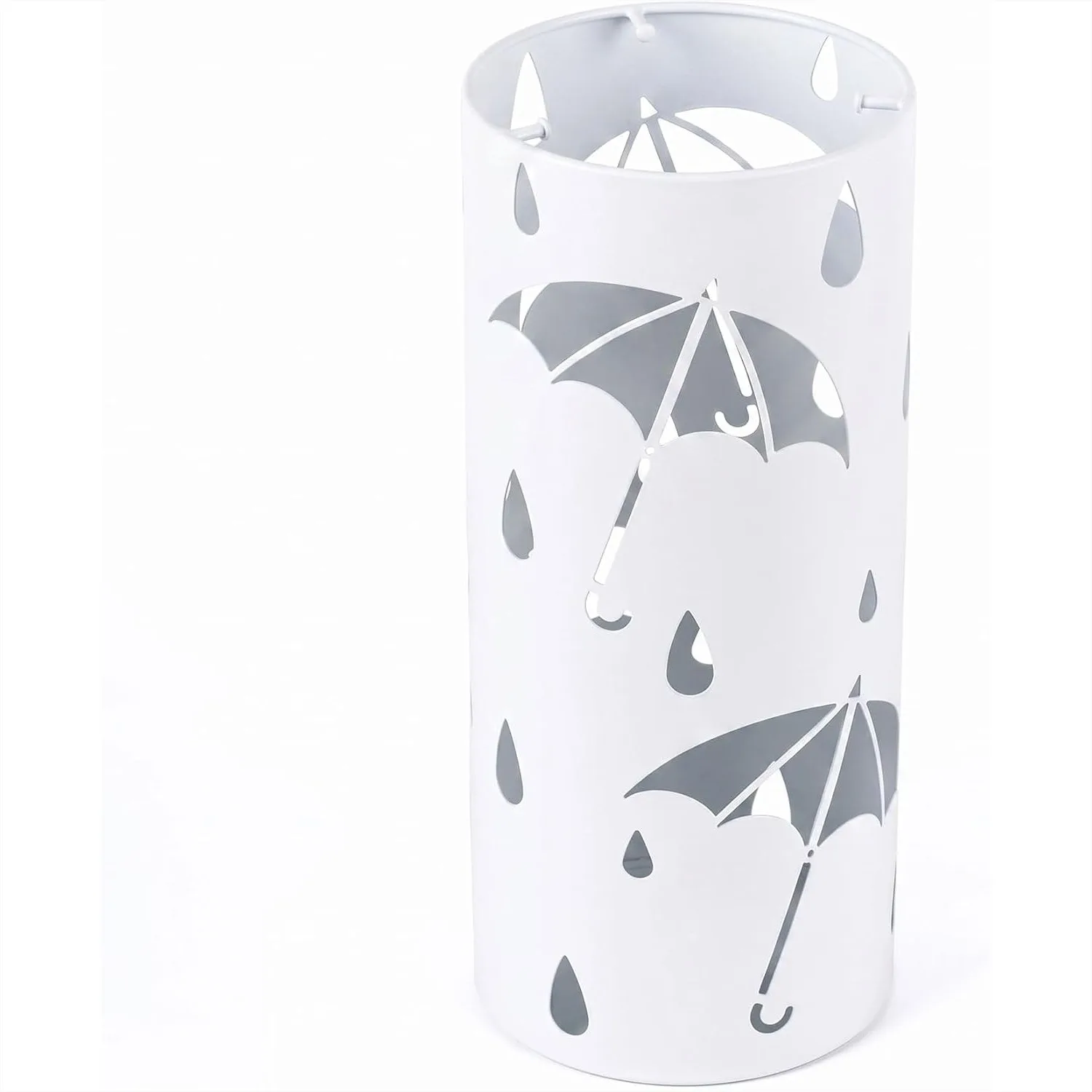 Umbrella Stand Rack for Entryway, Freestanding Round Metal Holder with Drip Tray, Holds 4-5 Umbrellas, for Home Office
Umbrella Stand Rack for Entryway, Freestanding Round Metal Holder with Drip Tray, Holds 4-5 Umbrellas, for Home Office