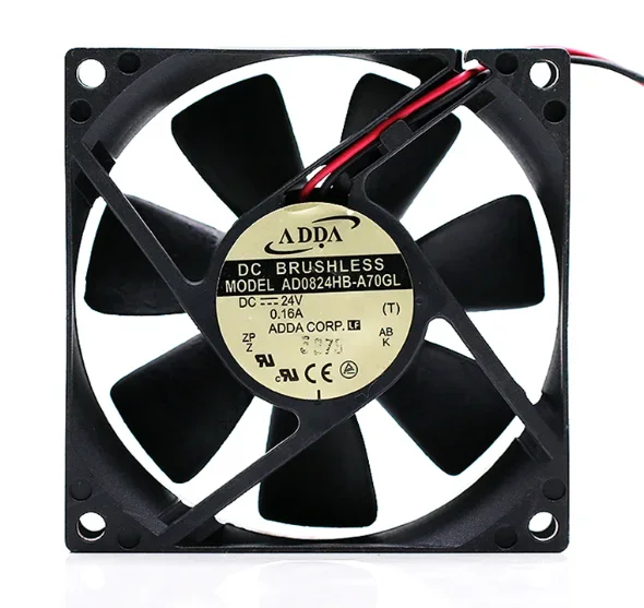 AD0824HB-A70GL 24V 0.16A 8025 2-wire frequency converter cooling fan
AD0824HB-A70GL 24V 0.16A 8025 2-wire frequency converter cooling fan