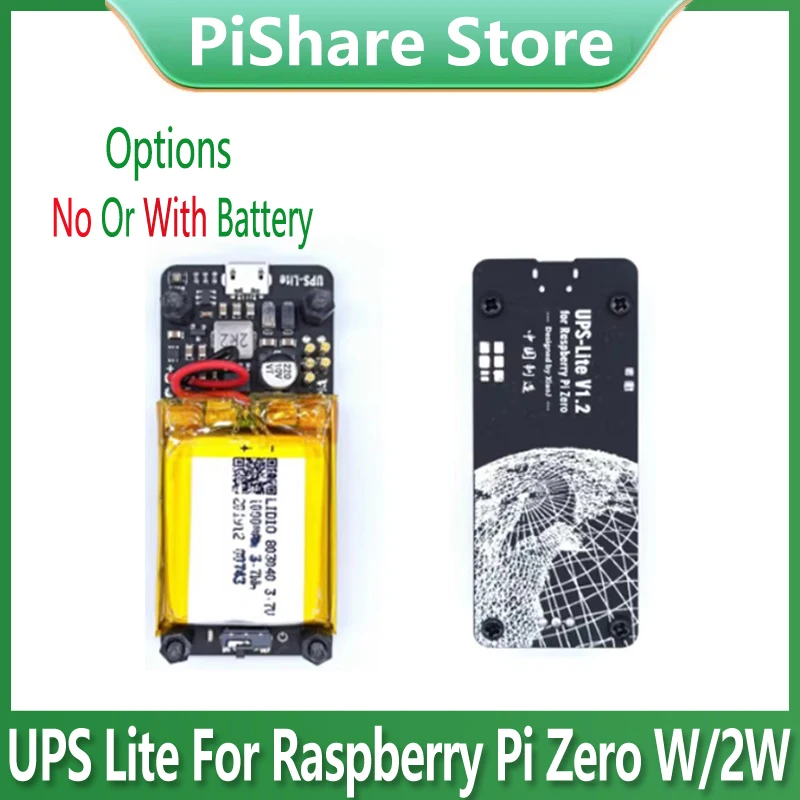 Raspberry Pi Zero UPS Lite Power Supply Board Power Battery power i2c MAX17040G indicator Also For Zero W/2W
Raspberry Pi Zero UPS Lite Power Supply Board Power Battery power i2c MAX17040G indicator Also For Zero W/2W