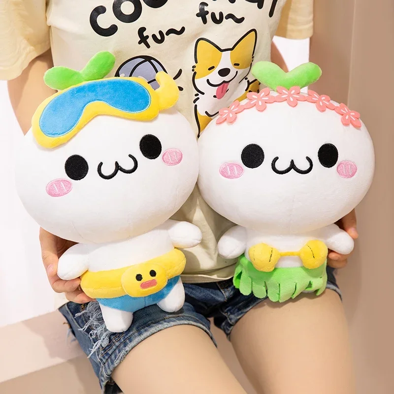 Budding Pop Plush Toy Summer Beach Theme Kawaii Stuffed Doll Cute Zhangcao Yantuanzi Plushie with Swim Goggles & Hula Skirt
Budding Pop Plush Toy Summer Beach Theme Kawaii Stuffed Doll Cute Zhangcao Yantuanzi Plushie with Swim Goggles & Hula Skirt
