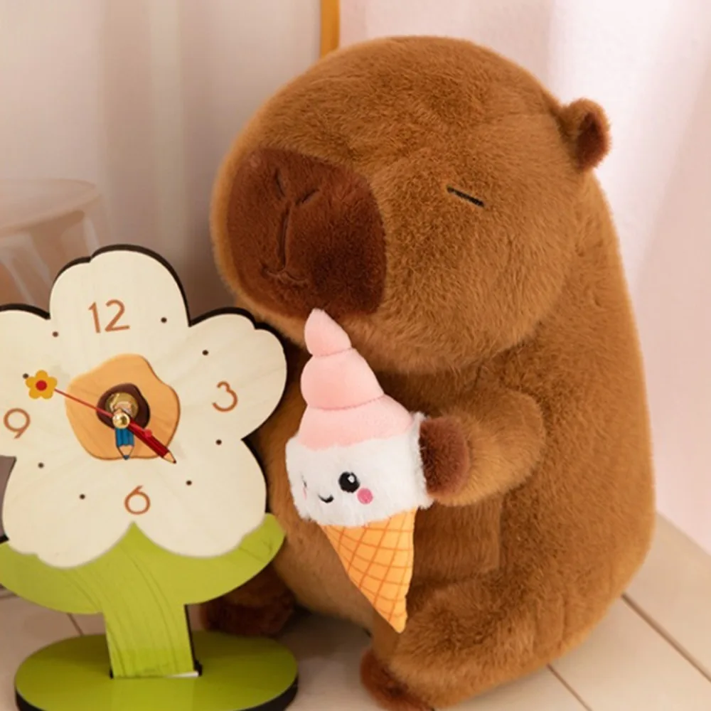 Kawaii Ice Cream Capybara Plush Toy Soft Fluffy Capybara Plush Doll Brown Cute Capybara Stuffed Doll Birthday
Kawaii Ice Cream Capybara Plush Toy Soft Fluffy Capybara Plush Doll Brown Cute Capybara Stuffed Doll Birthday