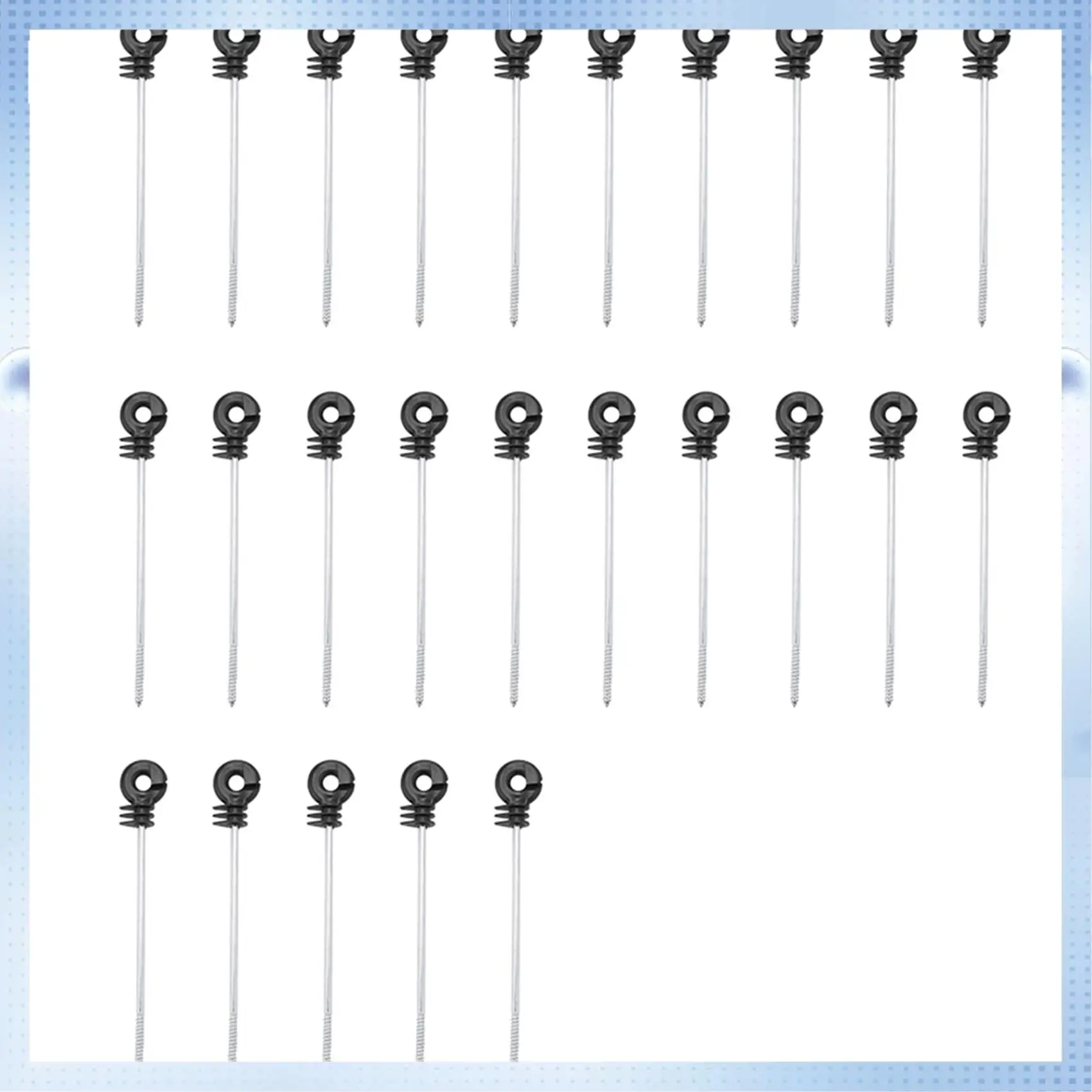 AD-25 PCS Electric Fence Distance Insulators, Plastic Ring Insulators Long Distance Screw For Wooden Post
AD-25 PCS Electric Fence Distance Insulators, Plastic Ring Insulators Long Distance Screw For Wooden Post