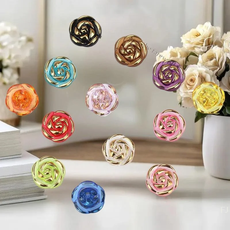 Pcs Durable Acrylic Buttons in Rose Design for Clothing Crafting 
Pcs Durable Acrylic Buttons in Rose Design for Clothing Crafting