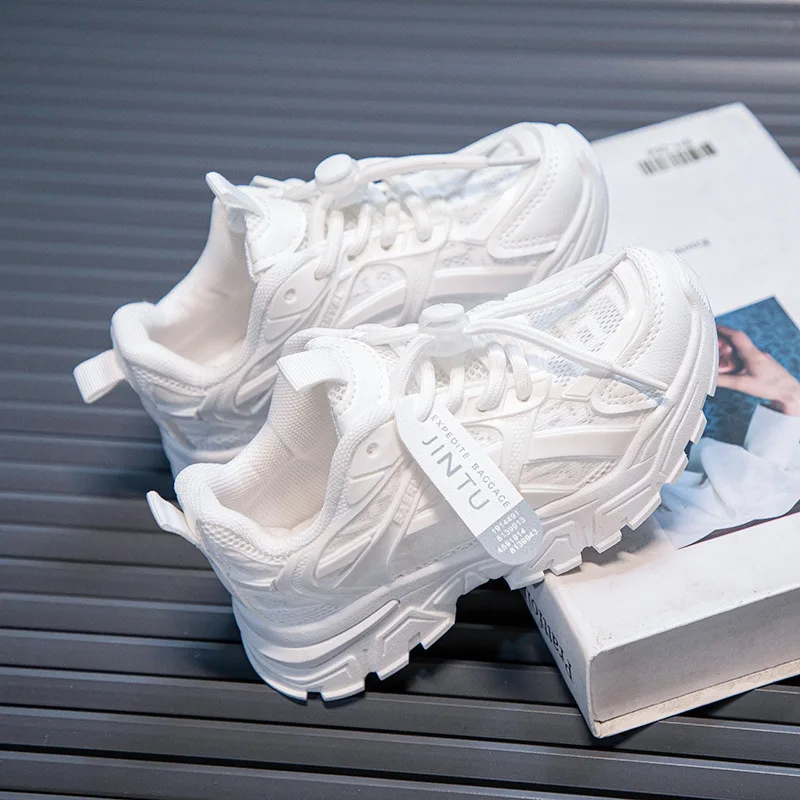 Summer Children Mesh White Shoes Boys Girls Student Dad Shoes Casual Running Shoes Everyday Casual Shoes Kids Sports Sneakers
Summer Children Mesh White Shoes Boys Girls Student Dad Shoes Casual Running Shoes Everyday Casual Shoes Kids Sports Sneakers